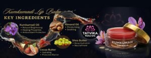 kumkumadi thailam lip balm for lip brightening