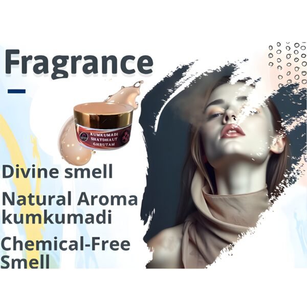 Tatvika Naturals gheesutra face emulsion | glowing skin cream | shata dhauta ghrita night cream | ayurvedic kumkumadi cream | 100 time washed ghee moisturizer | radiant glow face | 100g - Image 5