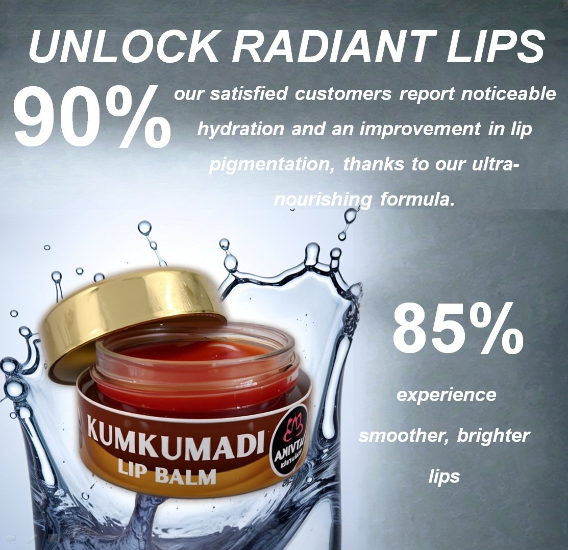 Tatvika Naturals Lip Balm for Dry and Chapped Lips | Organic & Natural with Kumkumadi Oil, Almond Oil, Shea Butter, and Cocoa Butter | Subtle Pink | Unisex Lip Care | 10g Travel-Friendly Jar - Image 6