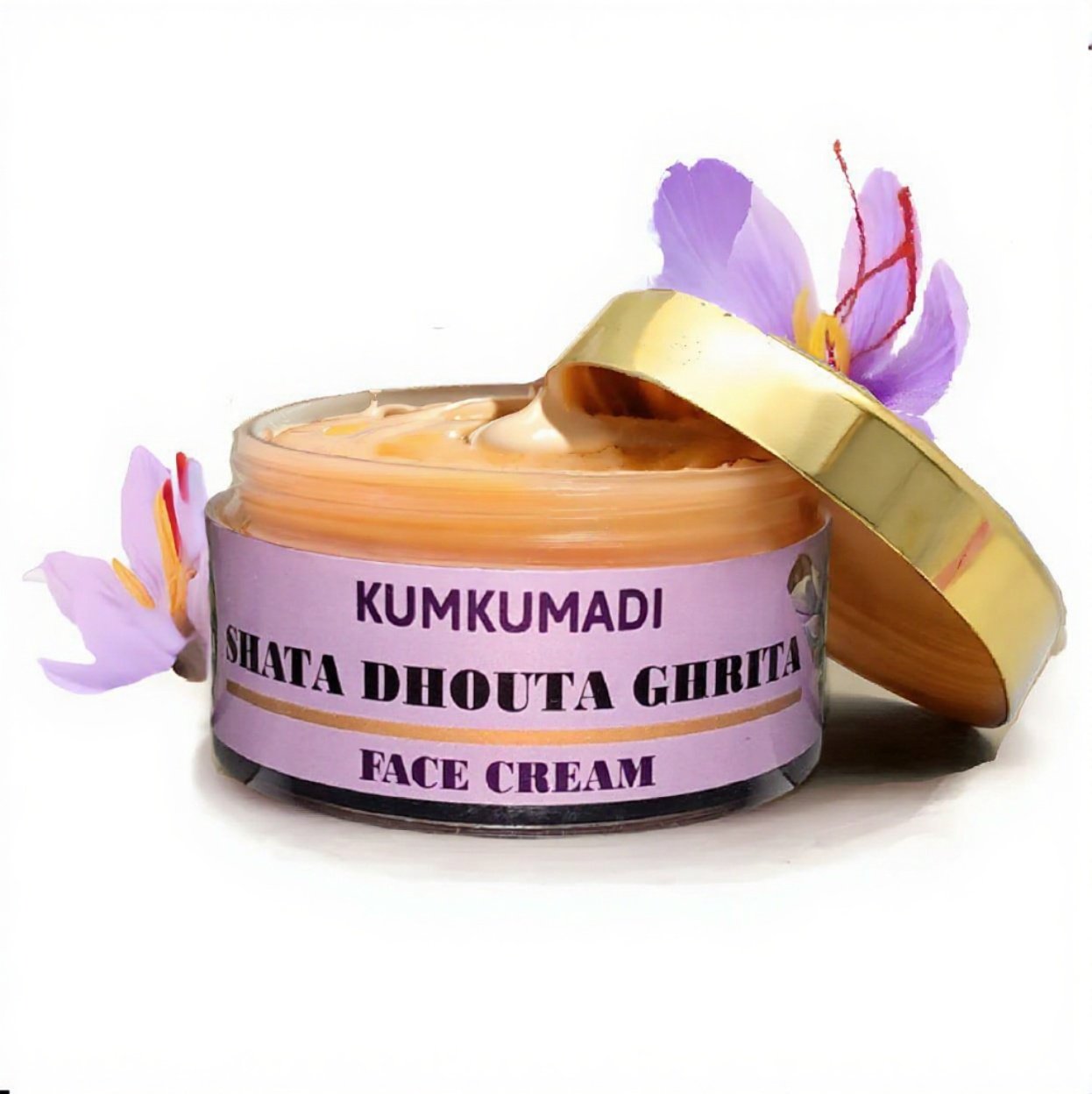 Tatvika Naturals Shata dhauta ghrita | kumkumadi face cream | under eye cream for dark circles | night cream for women | gheesutra face emulsion | glow moisturizer for face | 50g