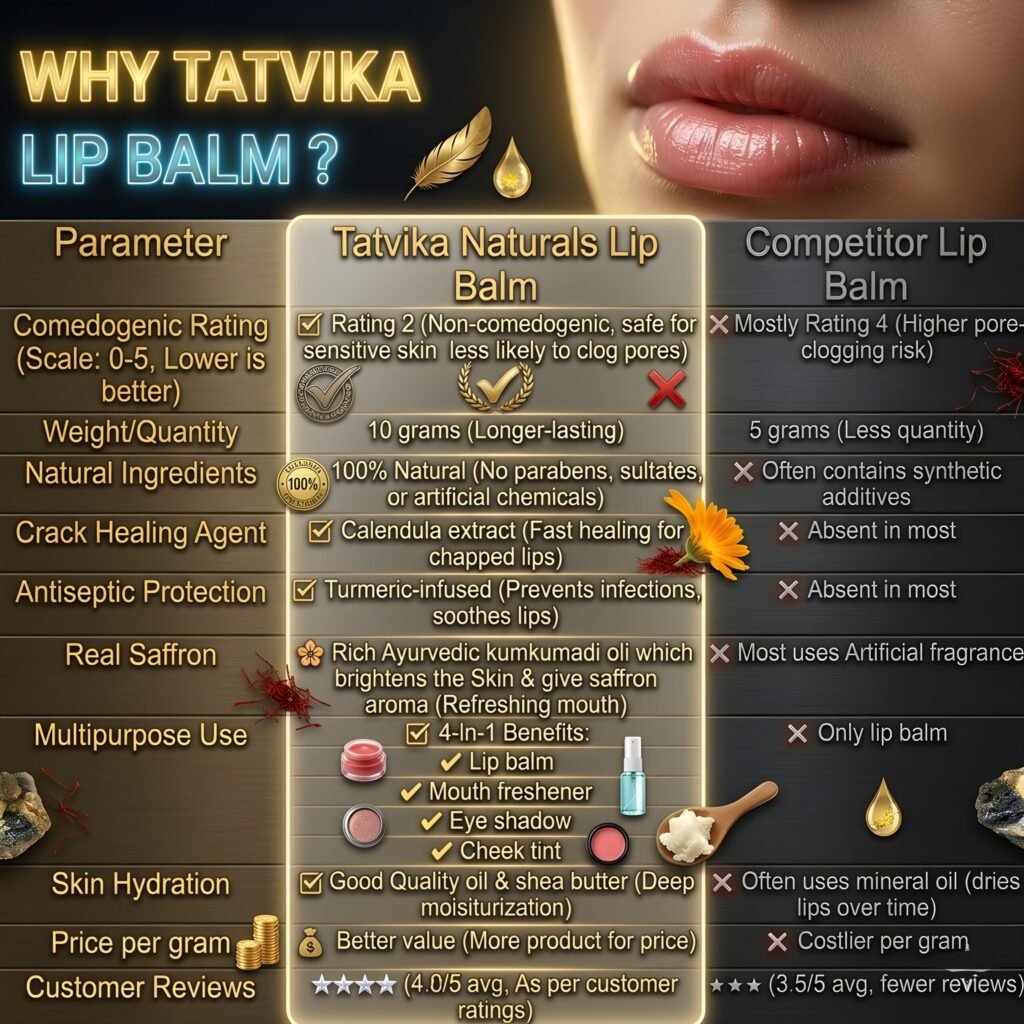 Lip brightening balm for dark lips before and after