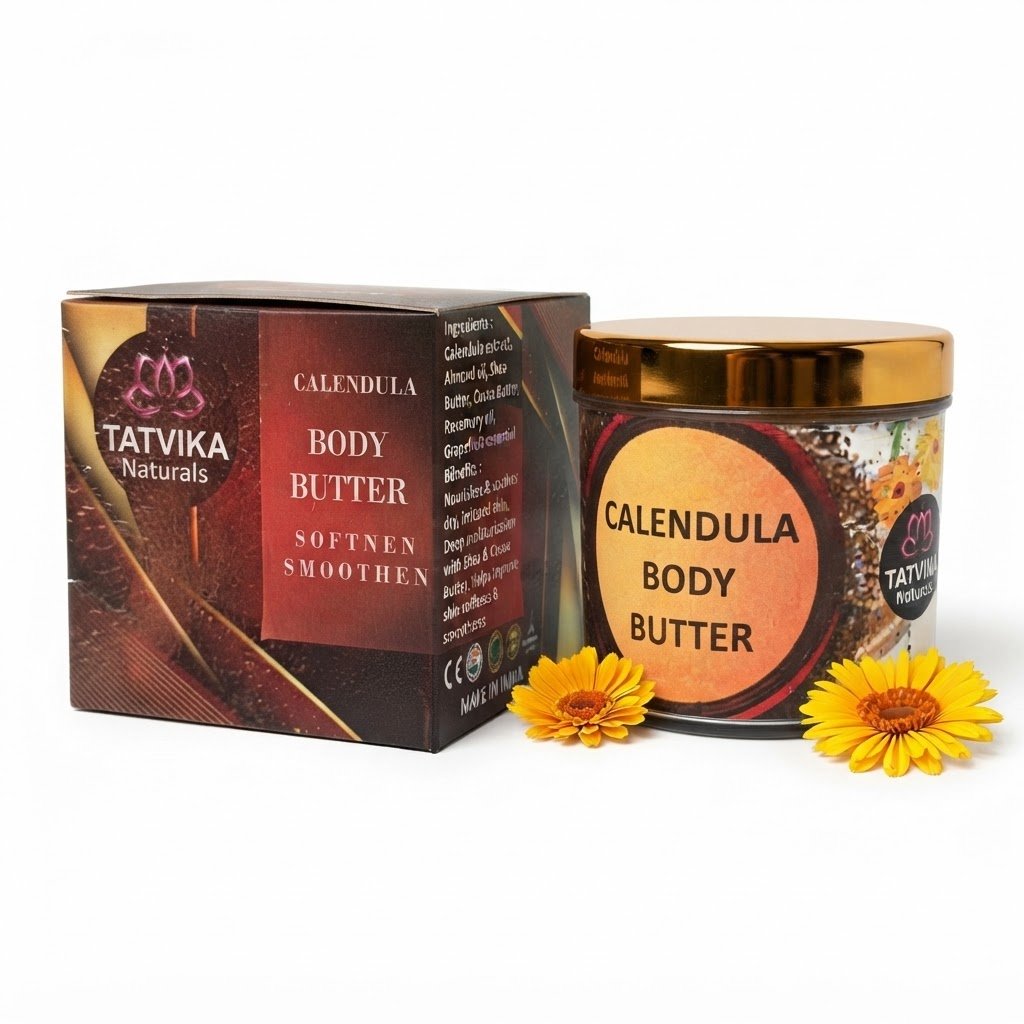 Calendula Diaper Rash Cream for Baby & Adult – Paraben-Free Nappy Rash Balm, 100g | Tatvika Naturals
