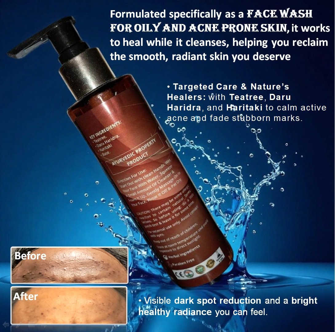 Extra large Depigment Bio Face Wash – Dark Spot Remover & Tan Removal Orange with Kakadu Plum & Tea Tree – Bright Healthy Radiance & Ultra Glow Face Wash for Oily and Acne Prone Skin, 200 ml - Image 4