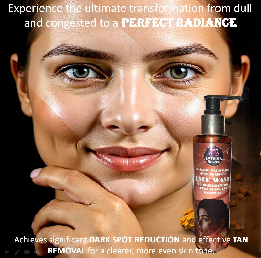 Image 5 related to Extra large Depigment Bio Face Wash – Dark Spot Remover & Tan Removal Orange with Kakadu Plum & Tea Tree – Bright Healthy Radiance & Ultra Glow Face Wash for Oily and Acne Prone Skin, 200 ml