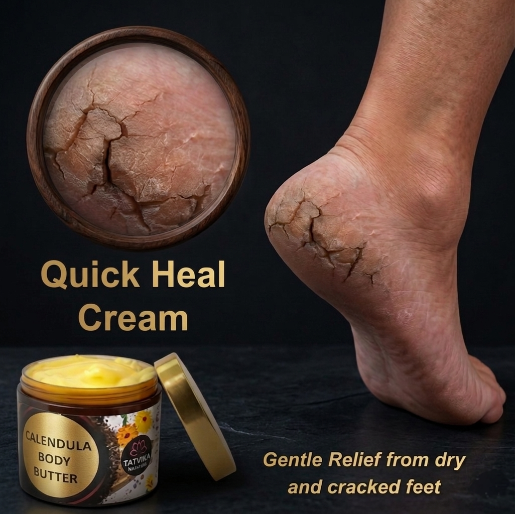 Image 2 related to Tatvika Naturals Calendula Cream & Calendula Ointment, Quick Heal Cream with Skin Protection Ointment, Natural Healing for Dry Skin, Burns, Scars and Wounds, Calendula Moisturizer & Body Lotion, 100g