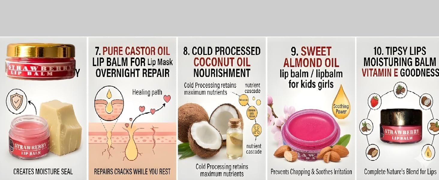 Tatvika Naturals Castor oil lip balm