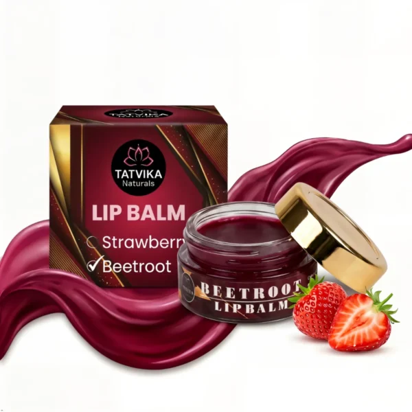 Beetroot Lip Tint Balm for Dry, Dark Lips | Tatvika Naturals