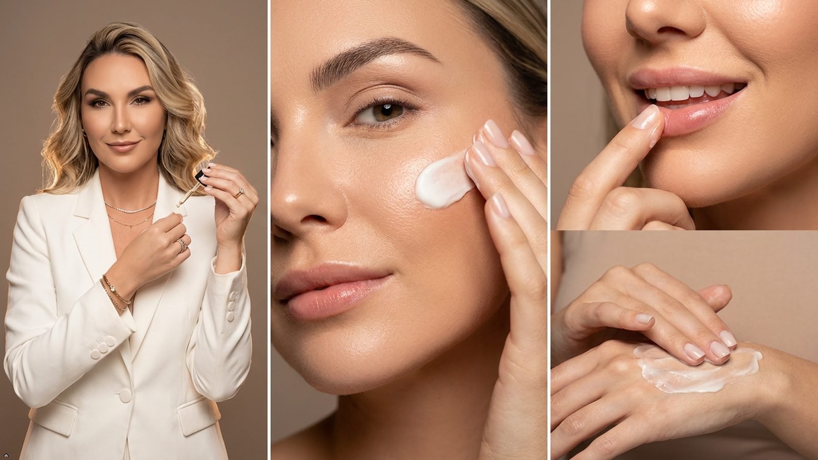 Calendula cream uses – applying cream on face, lips and hands