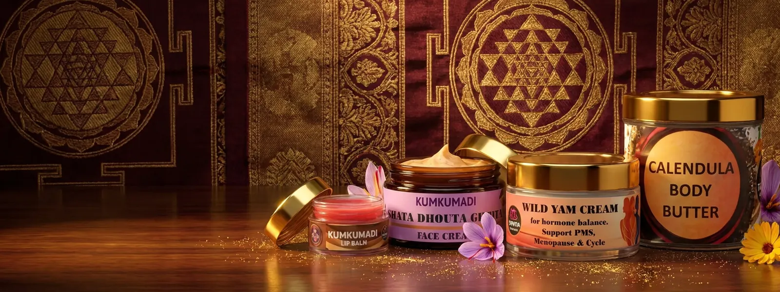 Handmade ayurvedic products for face, lips and body by Tatvika Naturals