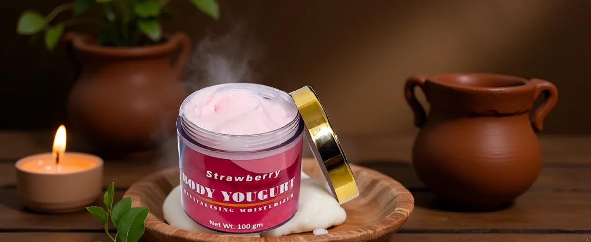 Tatvika Naturals Strawberry body yogurt