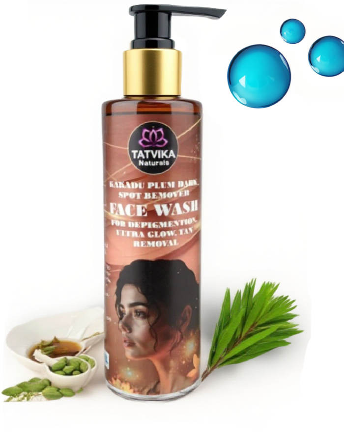 Extra large Depigment Bio Face Wash – Dark Spot Remover & Tan Removal Orange with Kakadu Plum & Tea Tree – Bright Healthy Radiance & Ultra Glow Face Wash for Oily and Acne Prone Skin, 200 ml