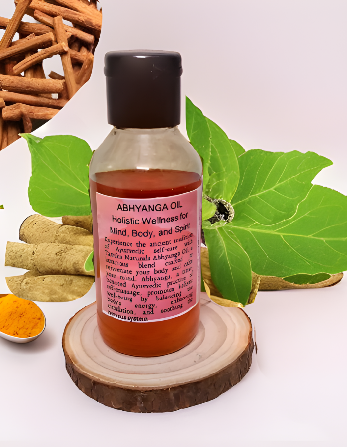 Tatvika Naturals Abhyanga tailam for Detoxifying and Calming |best massage oils for muscle relaxing | auravedic massage oil | abhyanga oil for body for waat | foot, arthritis | malish tailam | 100 ml