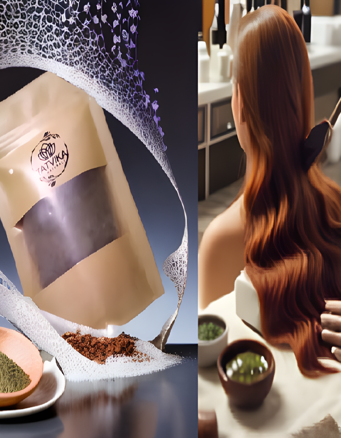 Ammonia free henna hair color | chemical free hair color | organic | color black | anti-gray hair colour treatment | damage free natural hair colour for women | long lastingTatvika naturals ammonia free henna hair color | chemical free hair color | organic | color black | anti-gray hair colour treatment | damage free natural hair colour for women | long lasting