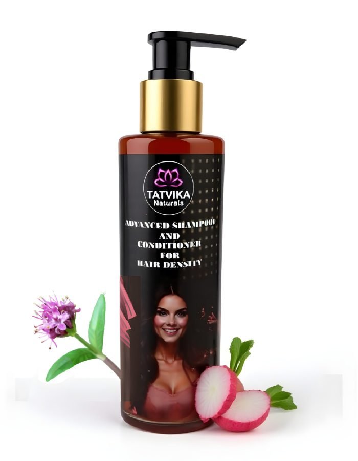 Large Vedics Advanced Shampoo and Conditioner for Hair Density & Volumizing | Kids Shampoo 4-10yrs & Baby | Hair Fall Rescue in Hard Water, Dryness Care & Smoothing with Jatamansi & Camel Milk