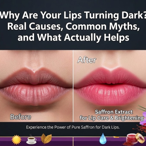 Kumkumadi Blog related to Why Are Your Lips Turning Dark? Real Causes, Common Myths, and What Actually Helps