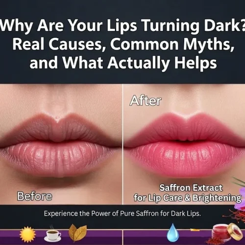 Kumkumadi Blog related to Why Are Your Lips Turning Dark? Real Causes, Common Myths, and What Actually Helps
